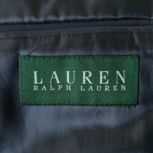 Lauren Ralph Lauren Gray Black 100% Wool Houndstooth Sport Coat Blazer - Picture 7 of 15